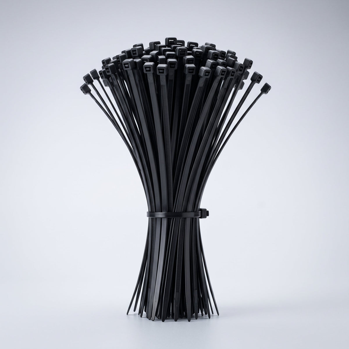 Lot de colliers de serrage en nylon noir pour bâche de piscine, têtes autobloquantes